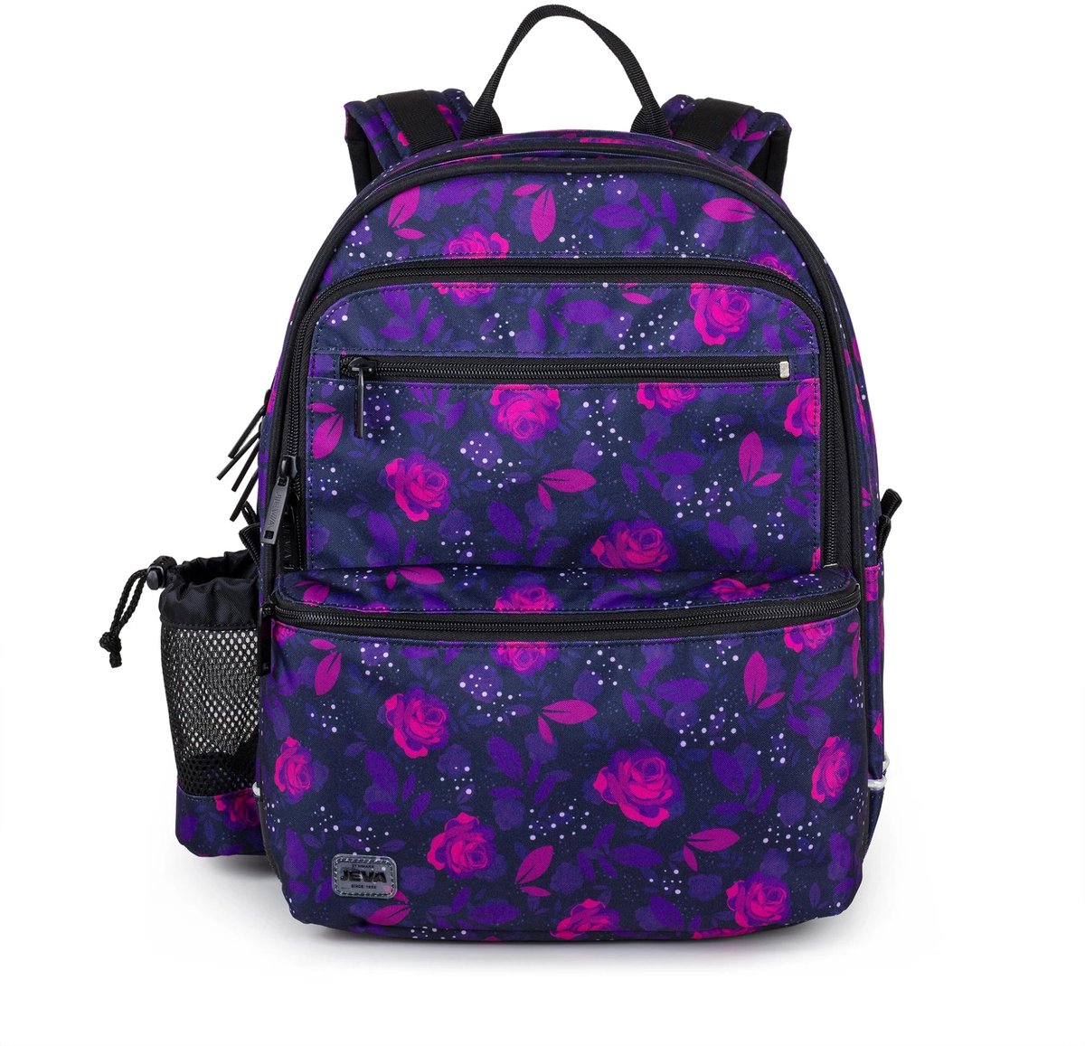 JEVA Square Dark Rose - Rugzak met Gymtas