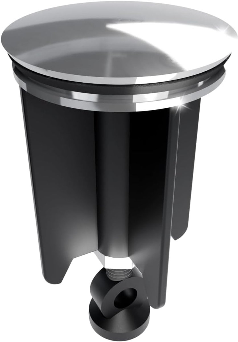 Waterval Metaalstop Waste Plug Universeel - Plugstop badkamer - Plugstop badkamer - Voor Wastafel Garnituu - afvoerplug voor wastafel en bidet - Wit 40mm