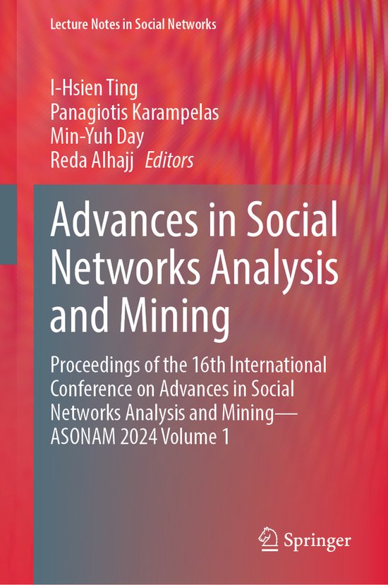 Lecture Notes in Social Networks- Advances in Social Network ... - cover