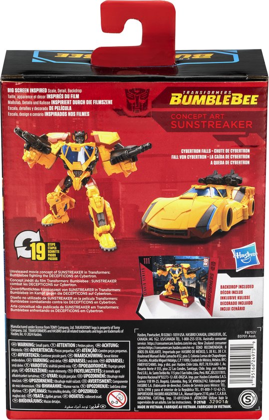 Transformers: Bumblebee Studio Series Deluxe Class Action Figurine Concept Art Sunstreaker 11 cm