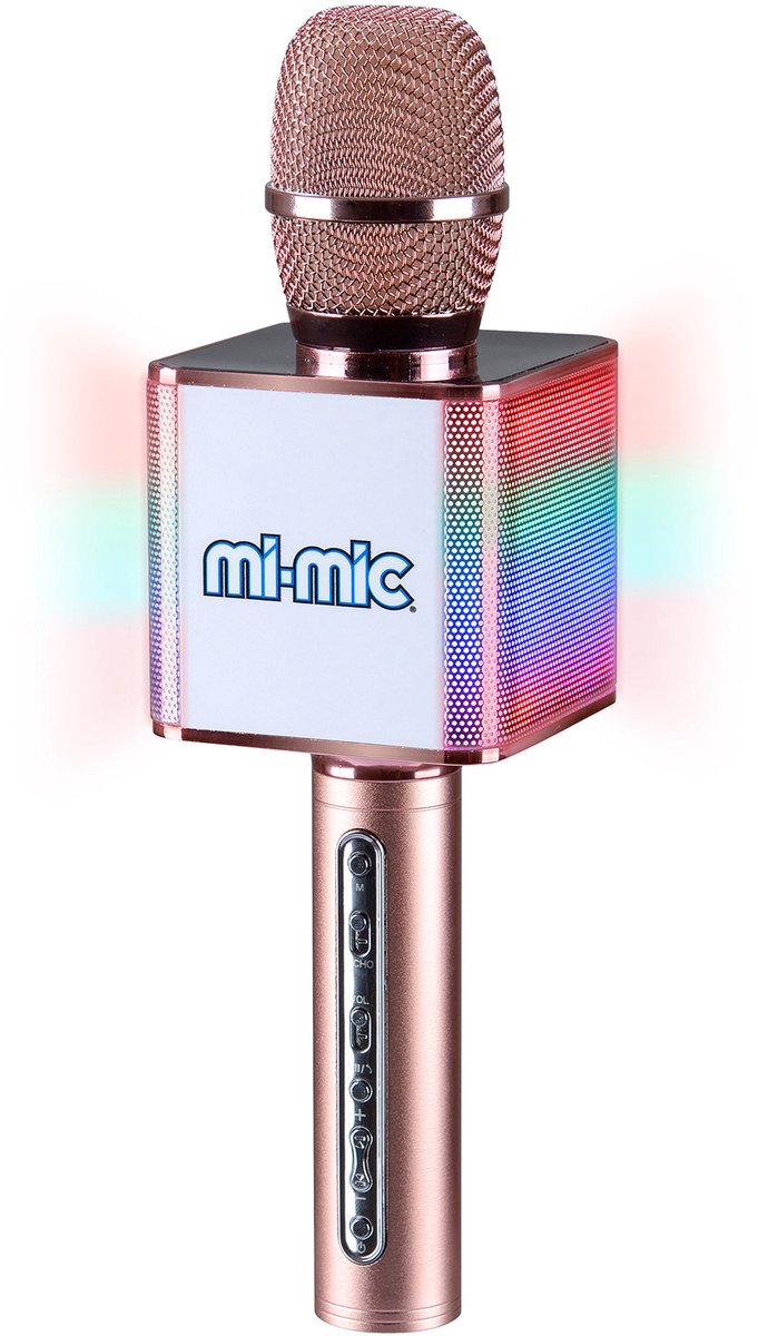 Mi-Mic Karaoke Bluetooth Karaoke Microfoon Speaker Roze