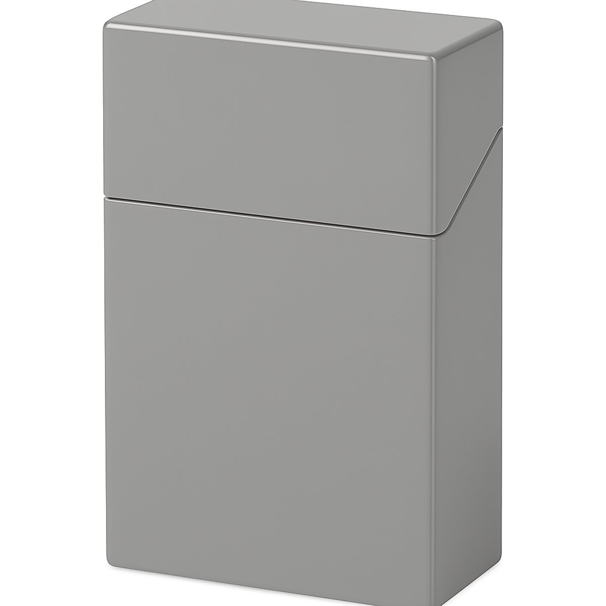 Goedkoopste Stijlvolle Sigarettendoos Van Kuststof I Sigarettendoosje I Sigarettenhouder I Sigaretten Box I Waterdicht I Druk Opening I 20 Sigaretten I Grijs