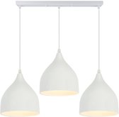 PR Home hanglamp Yuni, wit, 60 cm, witte afhanghoogte, E14