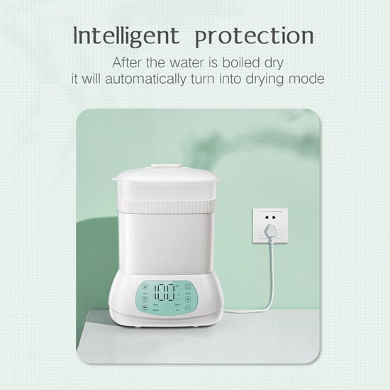 Zimeitu Baby Bottle Sterilizer Electric Steam - Baby Fles reiniger — afbeelding 2