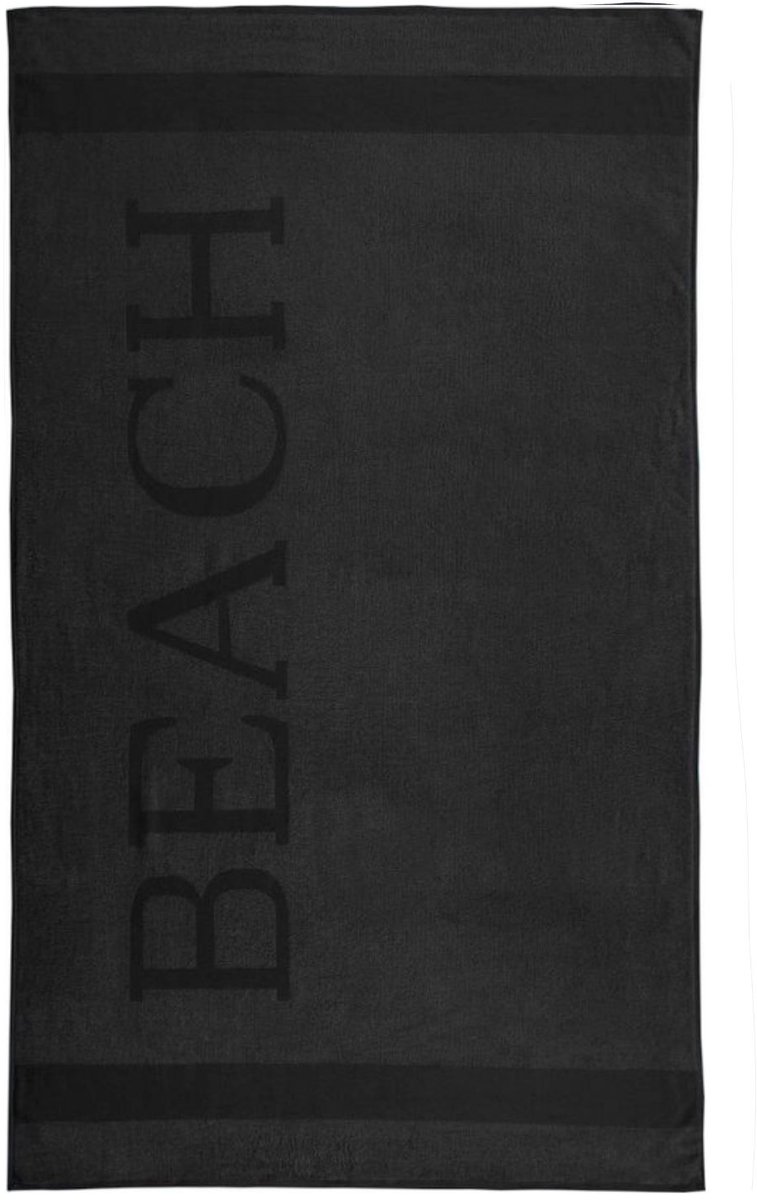 Strandlaken Beach - 100x200 cm - Zwart