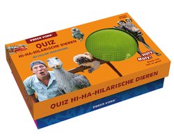 Omslag van Freek Vonk Dierenquiz - Grappige dieren