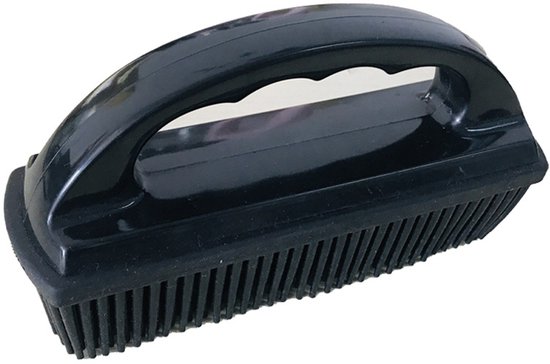 Huisdierhaar Verwijderaar voor Textiel - Honden- en Kattenhaar Verwijderen van Kleding, Meubels, Kussens en Auto-Interieur - Rubberen Haarverwijderaar - Zachte Deshedding Borstel - Zwart - Voor huisdieren en meubels