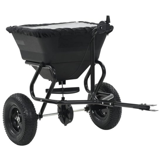 vidaXL - Strooiwagen - sleepmodel - 45 - L - 125x74x79 - cm - PVC - en - staal van Merkloos	 — afbeelding 5