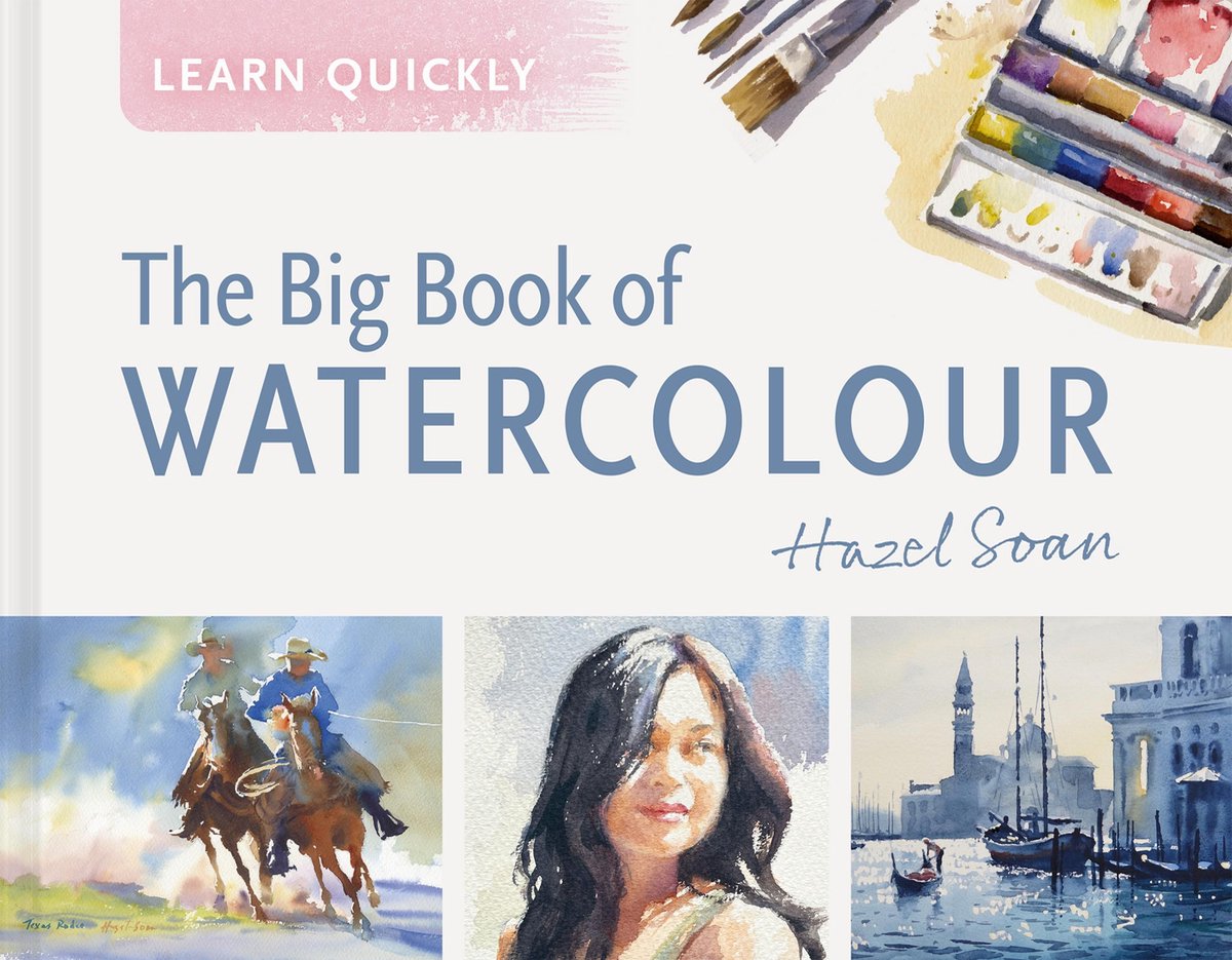 Omslag van Learn Quickly: The Big Book of Watercolour