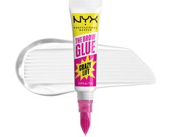 NYX Professional Make Up The Brow Glue Crazy Lift Wenkbrauwgel - 24 uur high grip - Voor een gelifte & gelamineerde look - 1ST