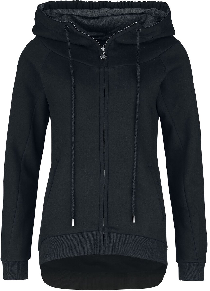 R.E.D. Rock-Engineered Design Zwart lang sweatjack - Dames - XL