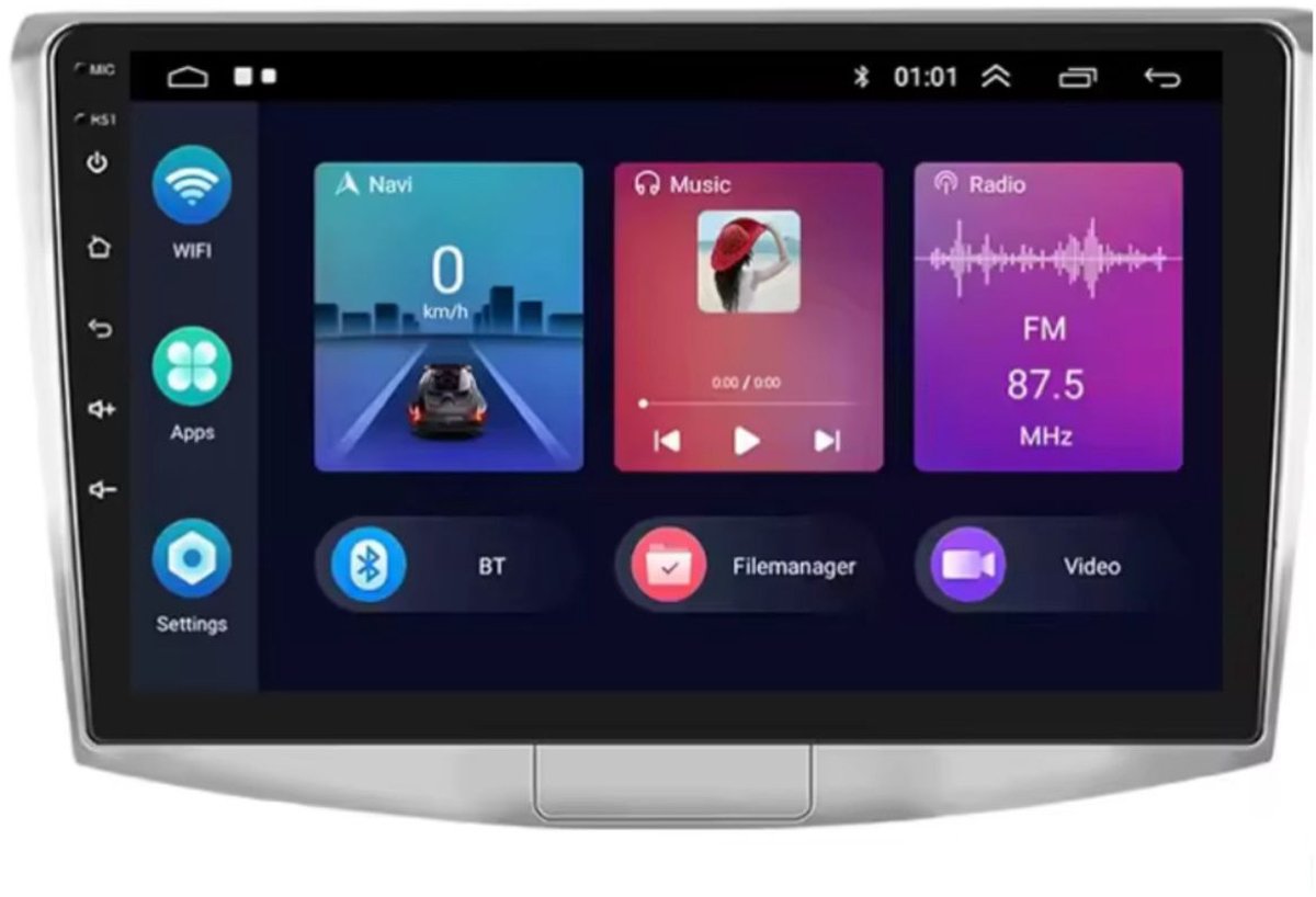Volkswagen Passat 2005-2015 Android 10 navigatie multimediasysteem bluetooth usb wifi 1+16GB