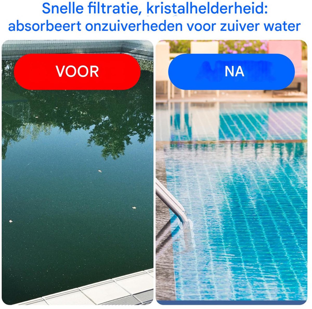 1,1 lb zandfilterpomp - Filterballen voor zwembaden - Herbruikbare zwembadballen - Vervangend filterzand voor zwembaden - Zandfilterballen voor zwembaden - Filter voor badballen - Aquariummedia - Wit – foto 5