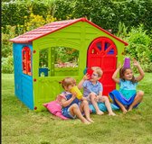 speelhuisje voor buiten, XL 130x111x115 cm, Speelhuis, speelhuisje, Kinderspeelhuis, speelhuisjes Kunststof
