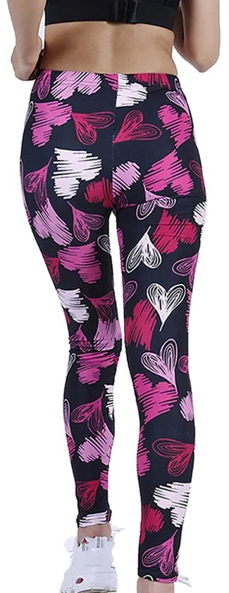 Festival Denim Floral Yoga Leggings - Dames - Yoga Specials