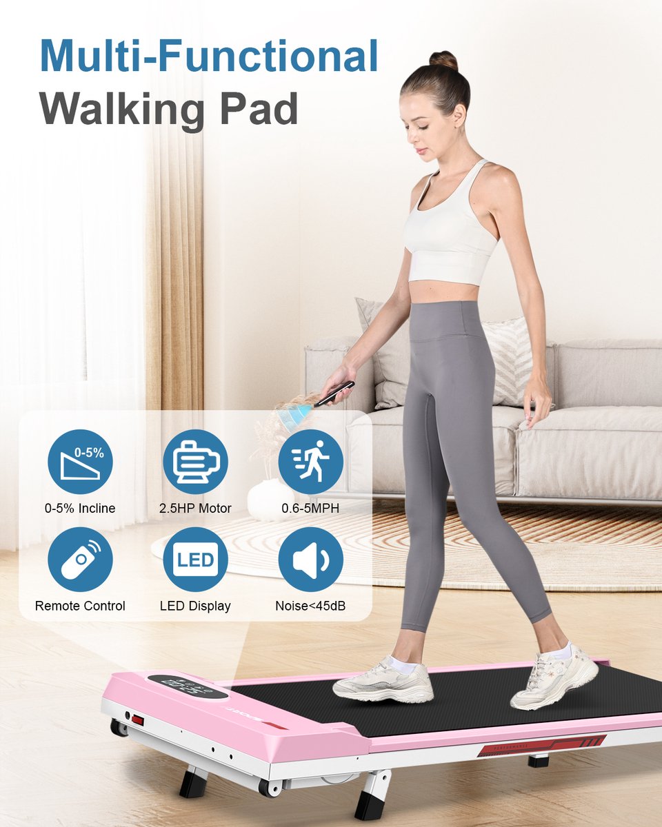 Opvouwbare loopband 4-in-1 met 5% helling thumbnail 6