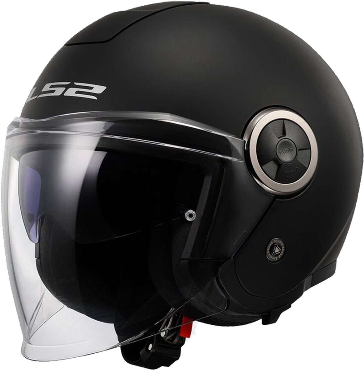 LS2 Helm Classy Solid OF620 mat zwart maat M