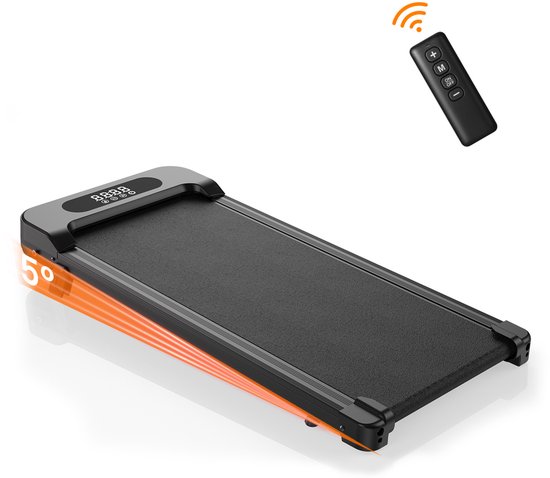 Opvouwbare Loopband 8 km/u 5% Helling Zwart - Opvouwbare - €119,99