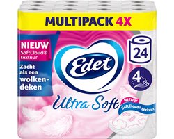 Edet Ultra Soft Toiletpapier - 4-laags - 24 rollen - Voordeelverpakking
