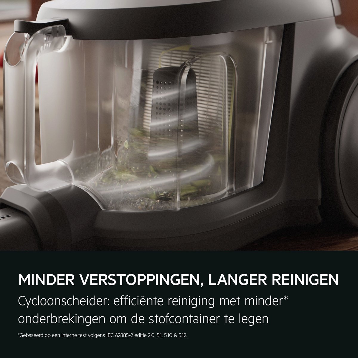 AEG AL31C1DG 3000 Clean - Stofzuiger zonder zak - Zakloos - Sterke zuigkracht - HEPA filtratie - Compact design - Cycloon technologie - Kieren mondstuk - Actieradius 8 meter — afbeelding 4