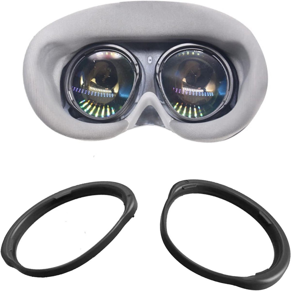 Titel: Allecto Plus - Bril Spacer Beschermer voor Pico 4 Lens - Antikras Ring - Magnetische Bril Stootrand - Bescherming - Bril voor Bijziendheid - VR Lens Beschermer Accessoires - Geschikt voor Pico 4