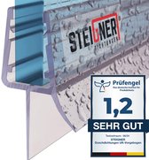 STEIGNER douchestrip, 190cm, glasdikte 7/ 8 mm, recht, pvc, vervangende afdichting voor douches, UK33-08