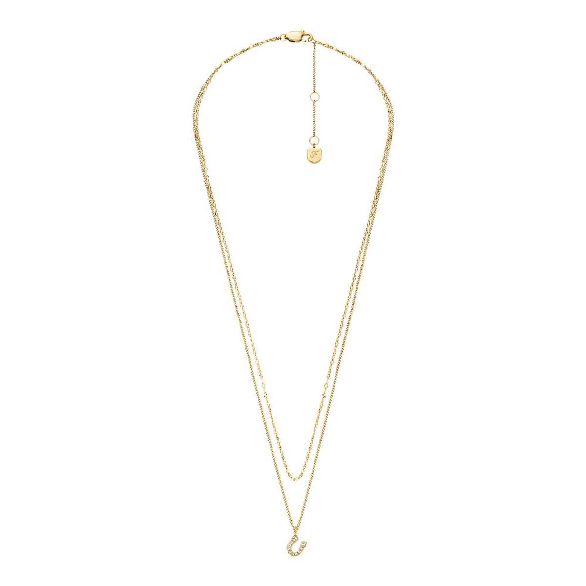 Fossil SUTTON Dames Collier - Goudkleurig