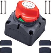 QWORK® 40A auto-stroomonderbreker, auto-stroomonderbreker met handmatige reset 12V-48V DC voor auto's, boten en vrachtwagens
