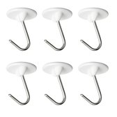 needventure® Klamboe Kleefhaakjes 6 Stuks - Plafondhaak Zelfklevend - Plafond Kleefhaak Set - Geschikt voor Reisklamboe 1 en 2 persoons