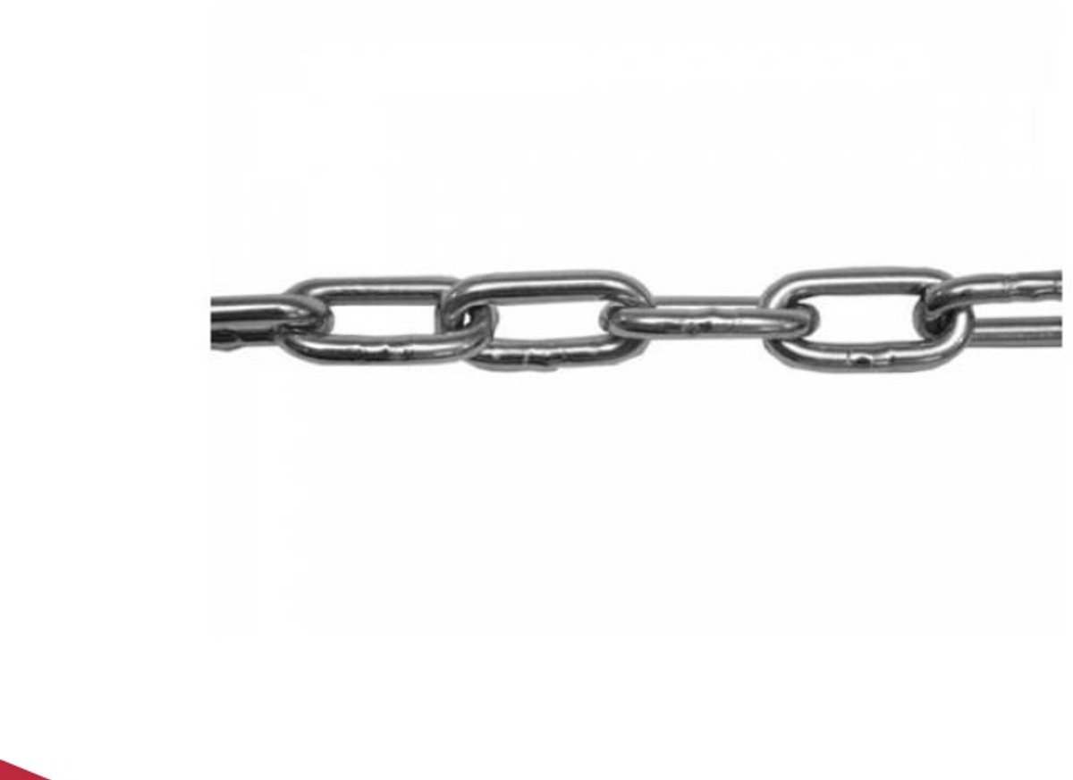 RVS Ketting 4mm 1 meter lang