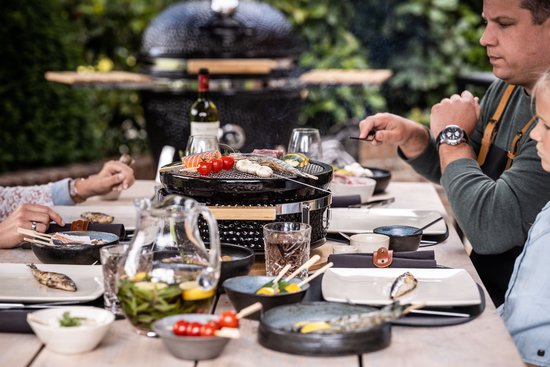 Yakiniku - BBQ Kamado 19 inch Large Black Edition - Keramiek - Zwart van Yakiniku — afbeelding 5