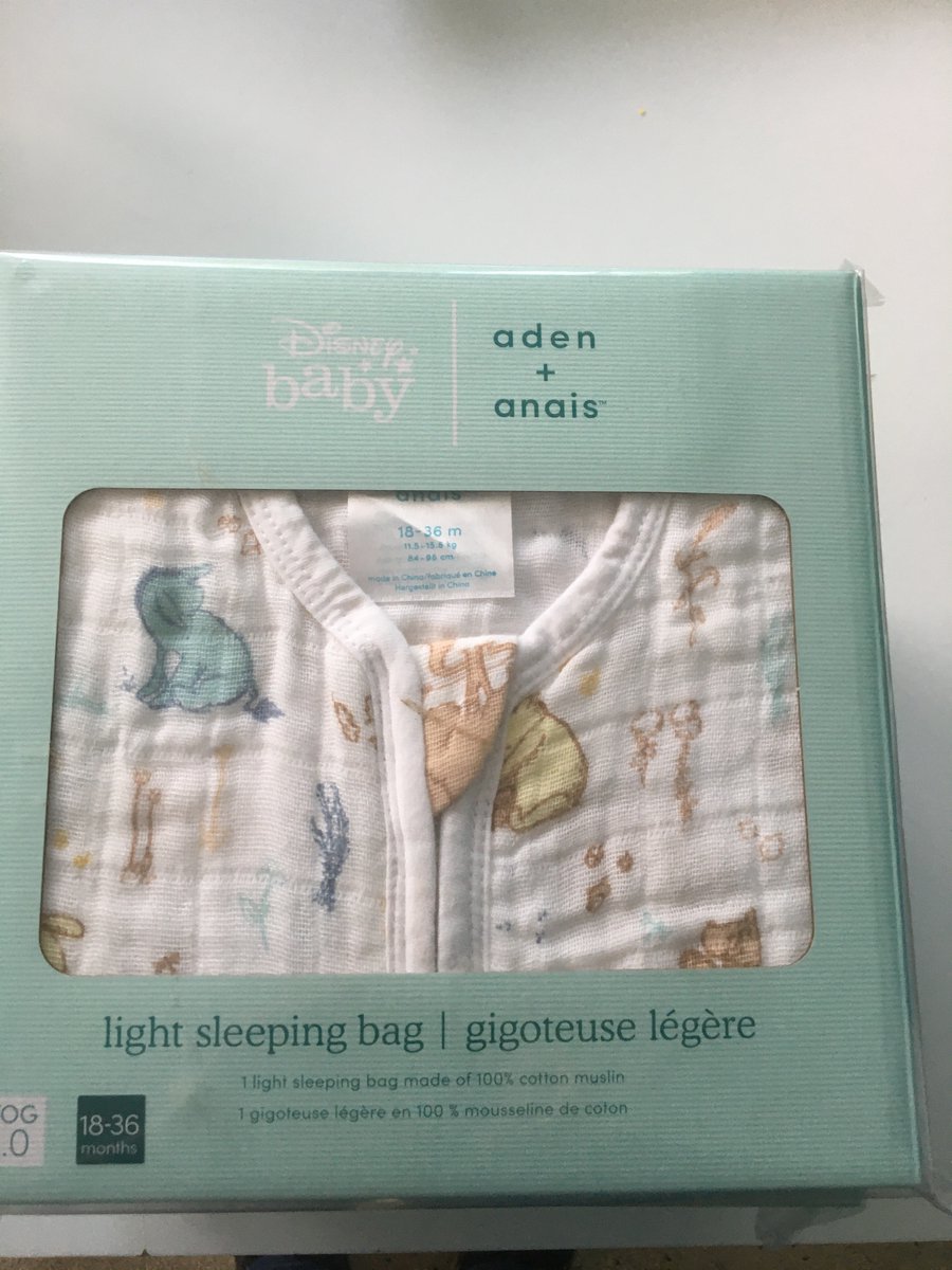 Aden + Anais - babyslaapzak - 6 tot 18 maanden