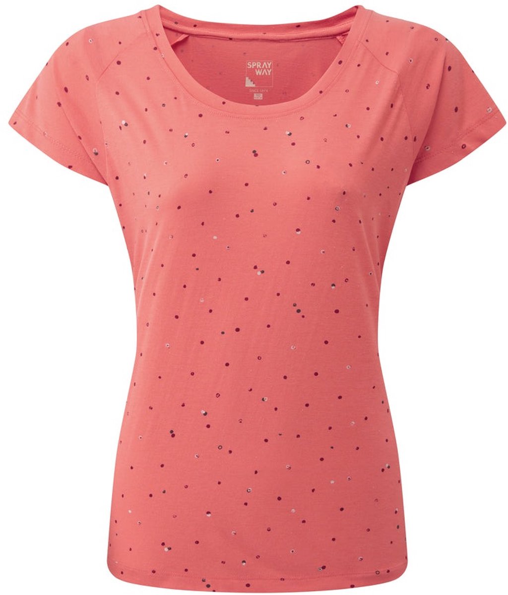 SPRAYWAY Dot T-Shirt dames Emberglow