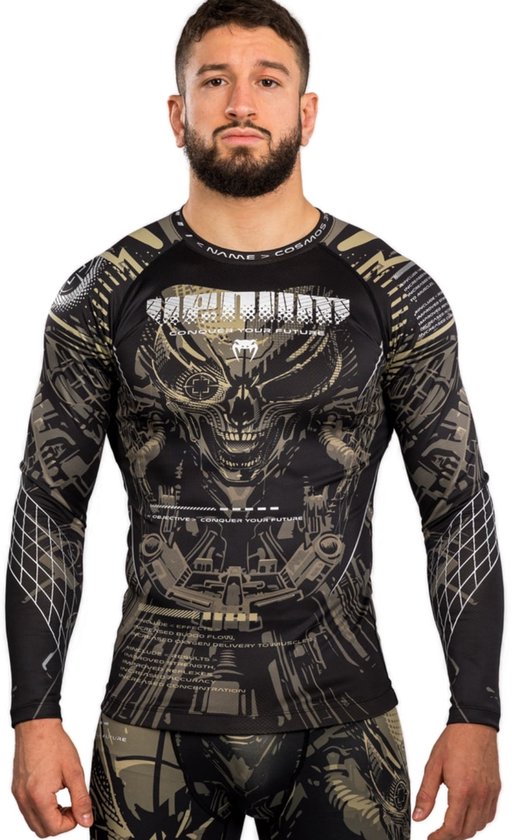UFC Fusion By Venum Fight Week Performance Rashguard Met Lange Mouwen Voor Heren Earthen Brown