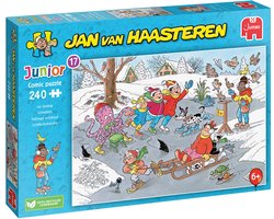 foto van Jan van Haasteren Junior - Schaatsen - 240 Stukjes puzzel