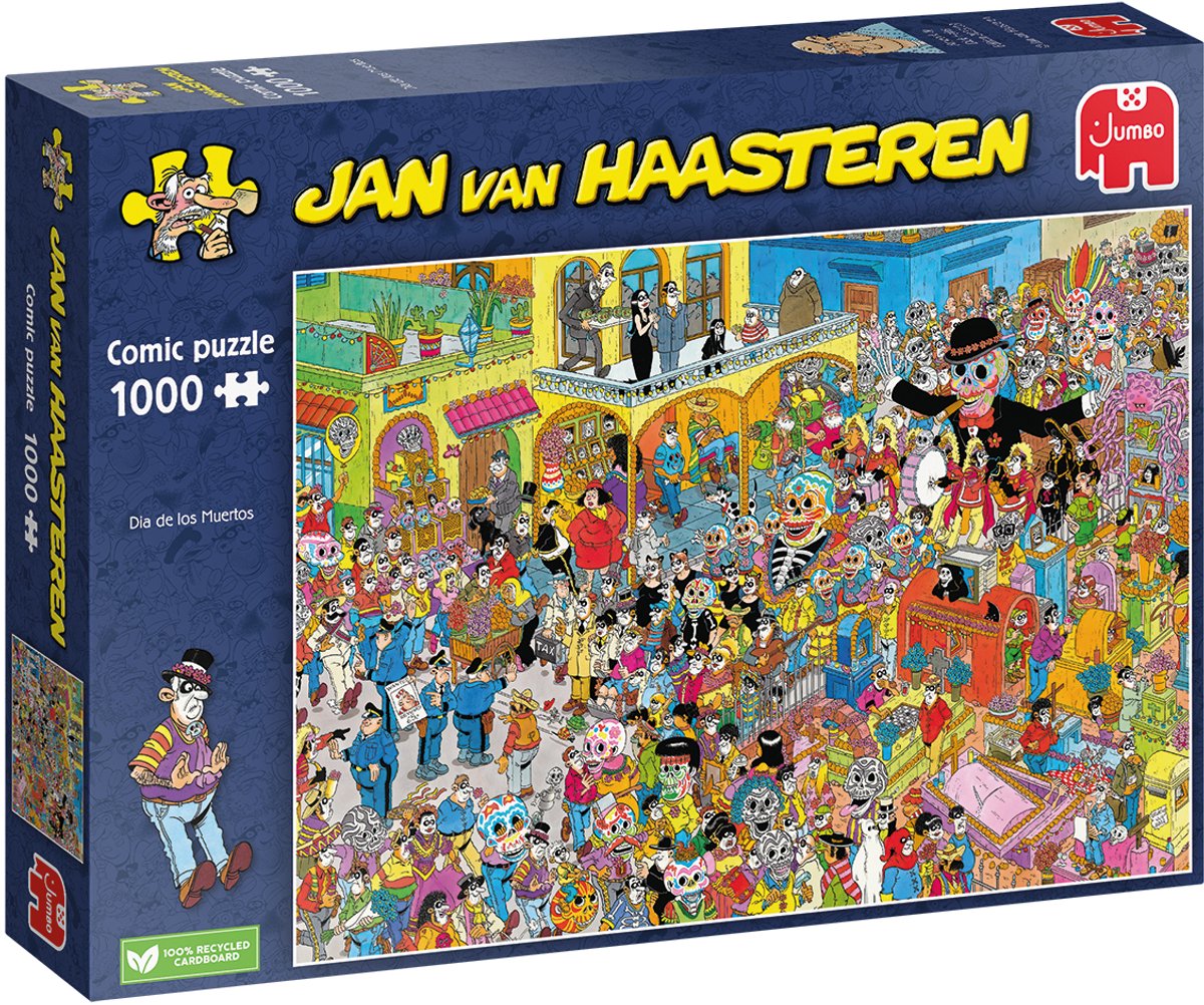 Jan van Haasteren - Dia De Los Muertos - 1000 stukjes puzzel op Prijzenvolger.com