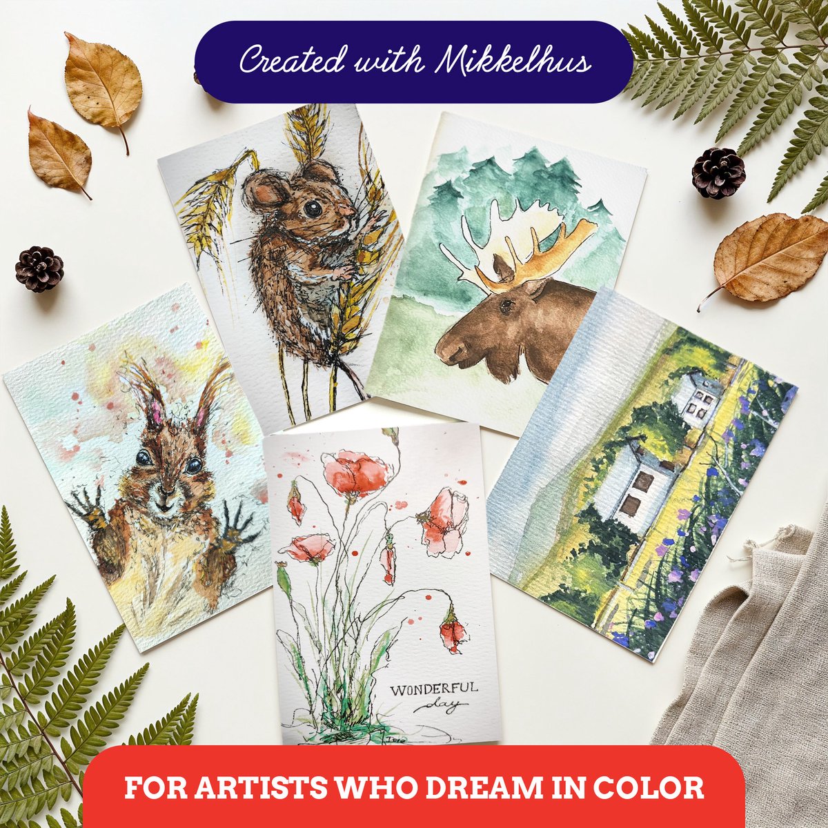Mikkelhus Aquarelverf Set - Verfset met 120 diverse kleuren aquarelverf - Voor volwassenen — afbeelding 7