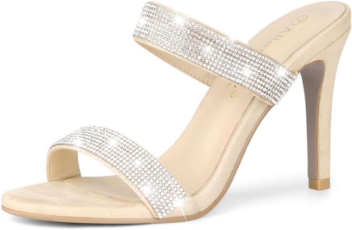 Sandalen met open teen en naaldhak voor dames Allegra K Mode Schoenen