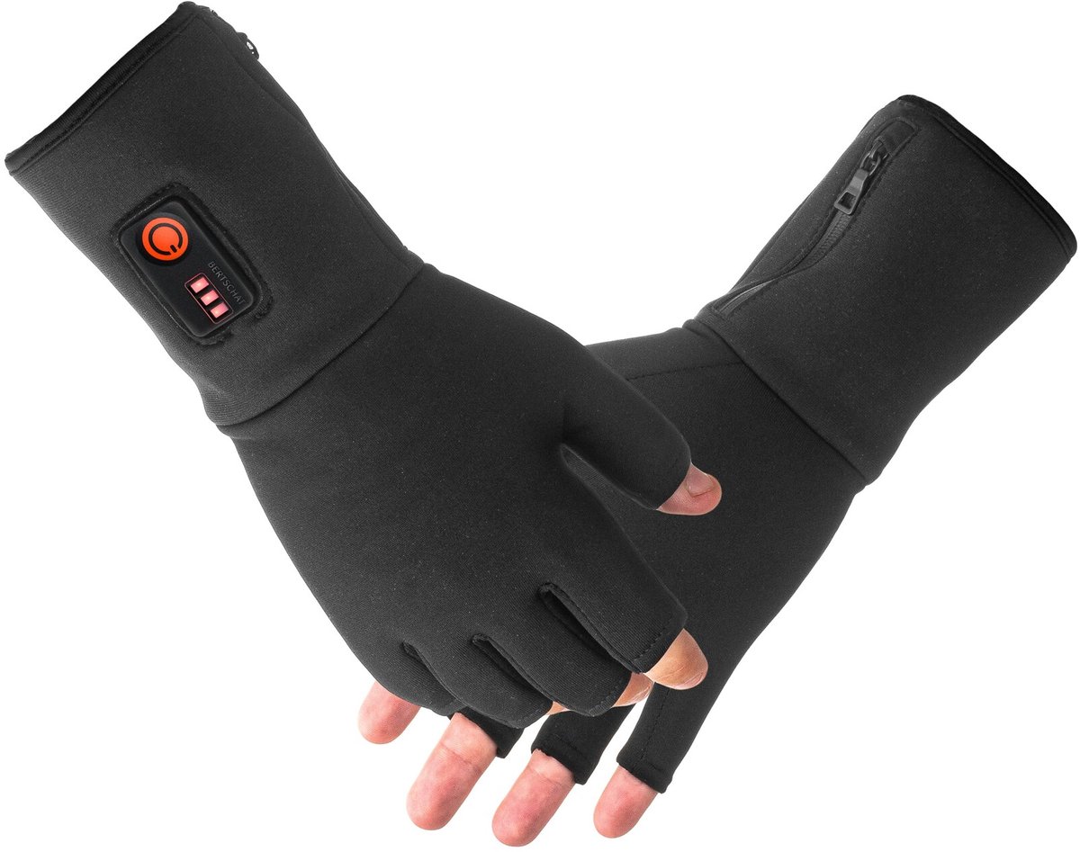 Vingerloze Onder Handschoenen - Verwarmde Handschoenen | Jagen & Sport | USB-C | L