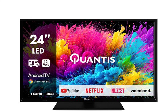 Volt Android Tv Quantis Smart Android HD 12 Volt LED TV - 24HL250A12V | bol
