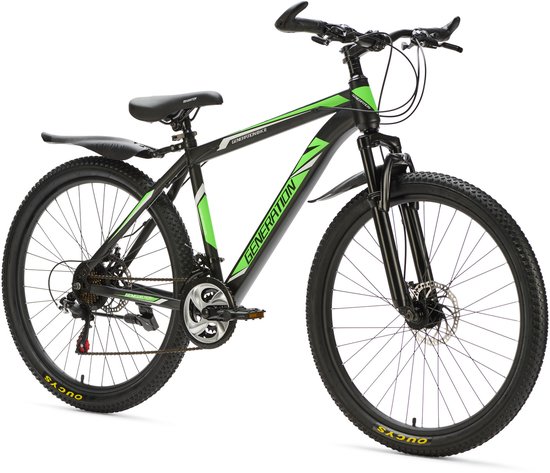 Generation Mountainbike 26 inch Groen/Zwart - Spatborden — afbeelding 3