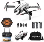 Logivision CS1 Drone - Drone met 4K Camera - Mini drone - Drones - Voor Kinderen/Volwassenen - Drone DJI - Tot 90 Minuten Vliegen - Inclusief Opbergtas, Landing pad, 3 Batterijen