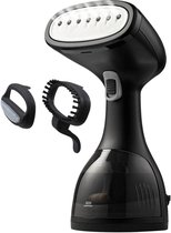 Bol.com Tomado TSH1201B - Kledingstomer - Handstomer - Ontkreuker - Stoomreiniger - Incl. 2 opzetborstels - Zwart aanbieding