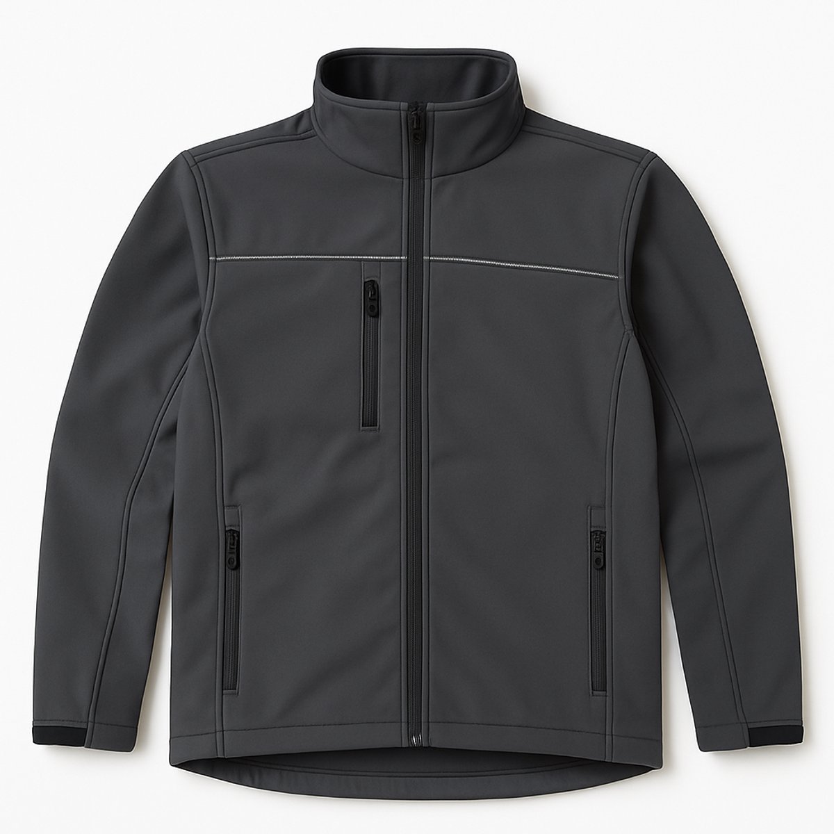 Softshell Werkjas 3-Lagen – Grijs (2XL)