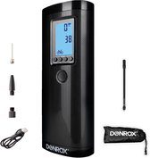 6000mAh Mini Portable Air Compressor, 150PSI Electric Inflator With Digital LCD Screen,Rechargeable Battery,Automatic Shut-Off,4 Different Nozzles For Car,Moto,Cycling And Balls