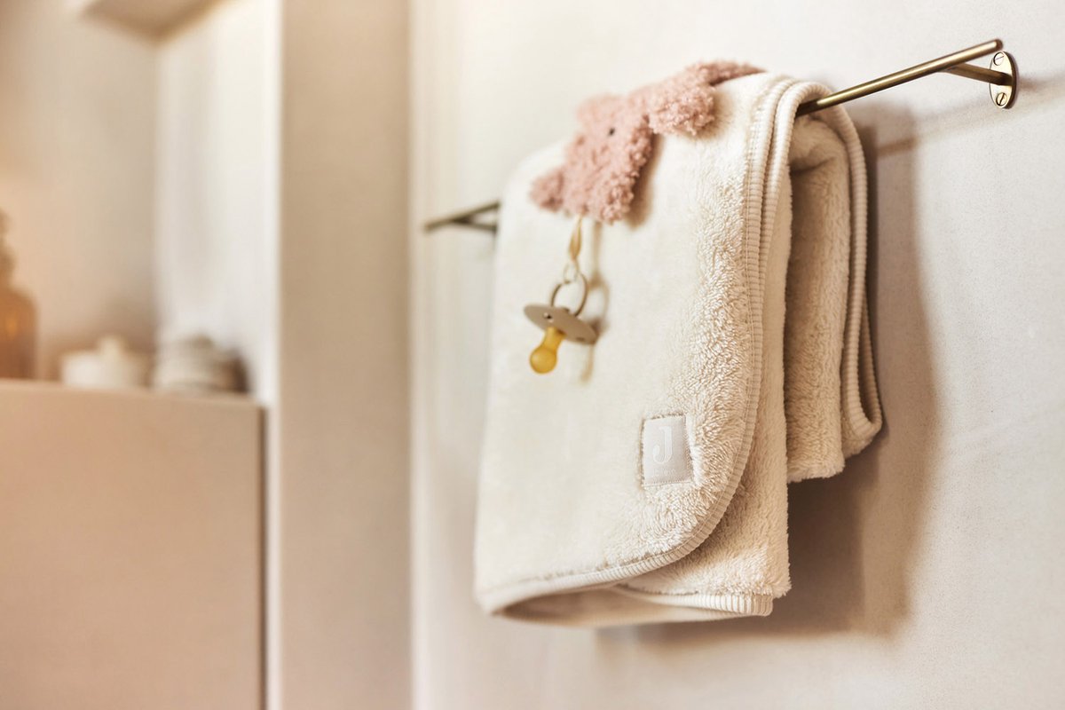 Jollein Baby Deken Ledikant - 100x150cm - Basic Jersey/Sherpa - Oatmeal – foto 4