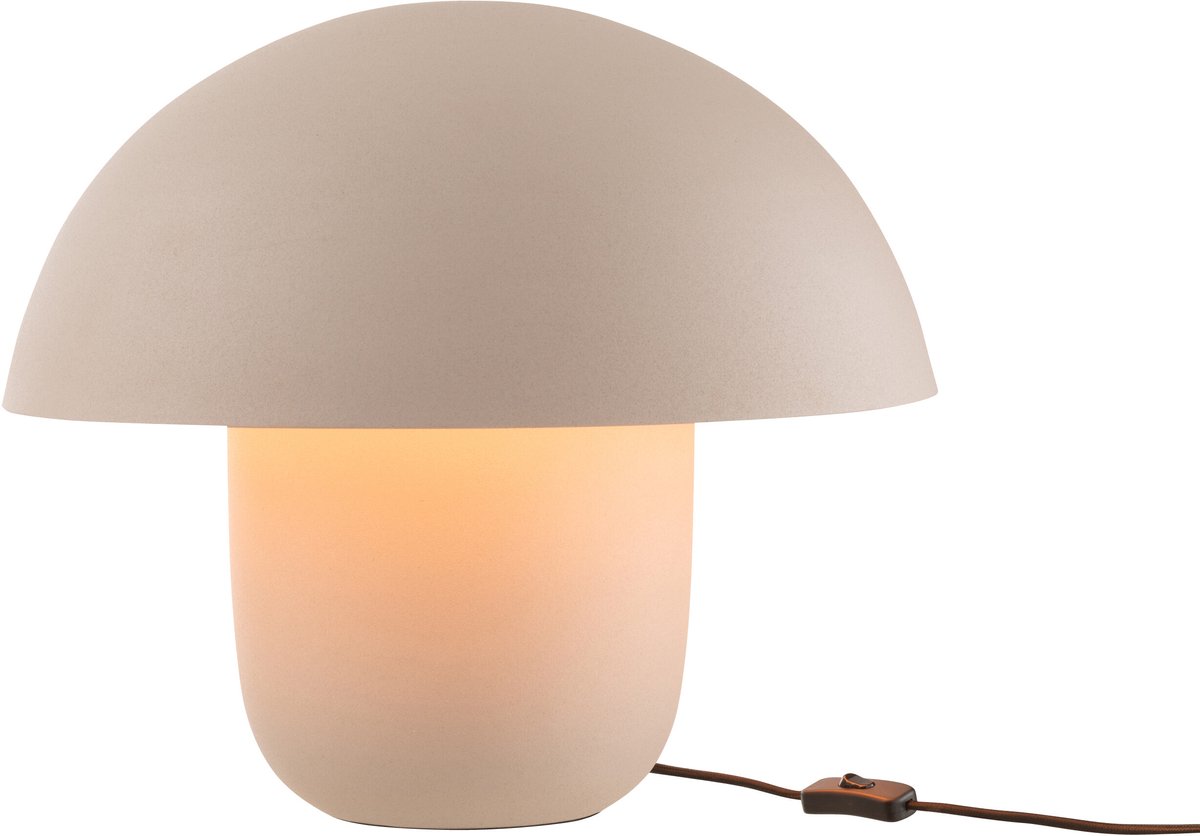 J-Line tafellamp - ijzer - beige - large
