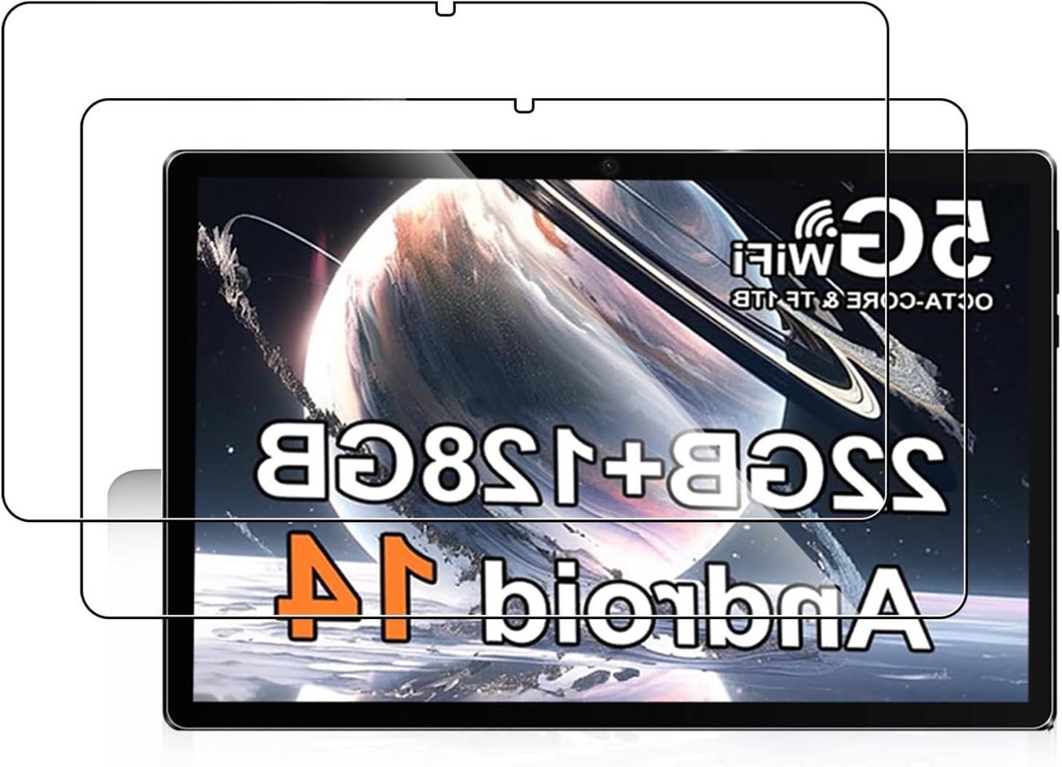 Screen Protector voor 10 inch Android Tablet - Hoge Transparantie Krasbestendig Anti-Vingerafdruk (2 Stuks) - ByShane