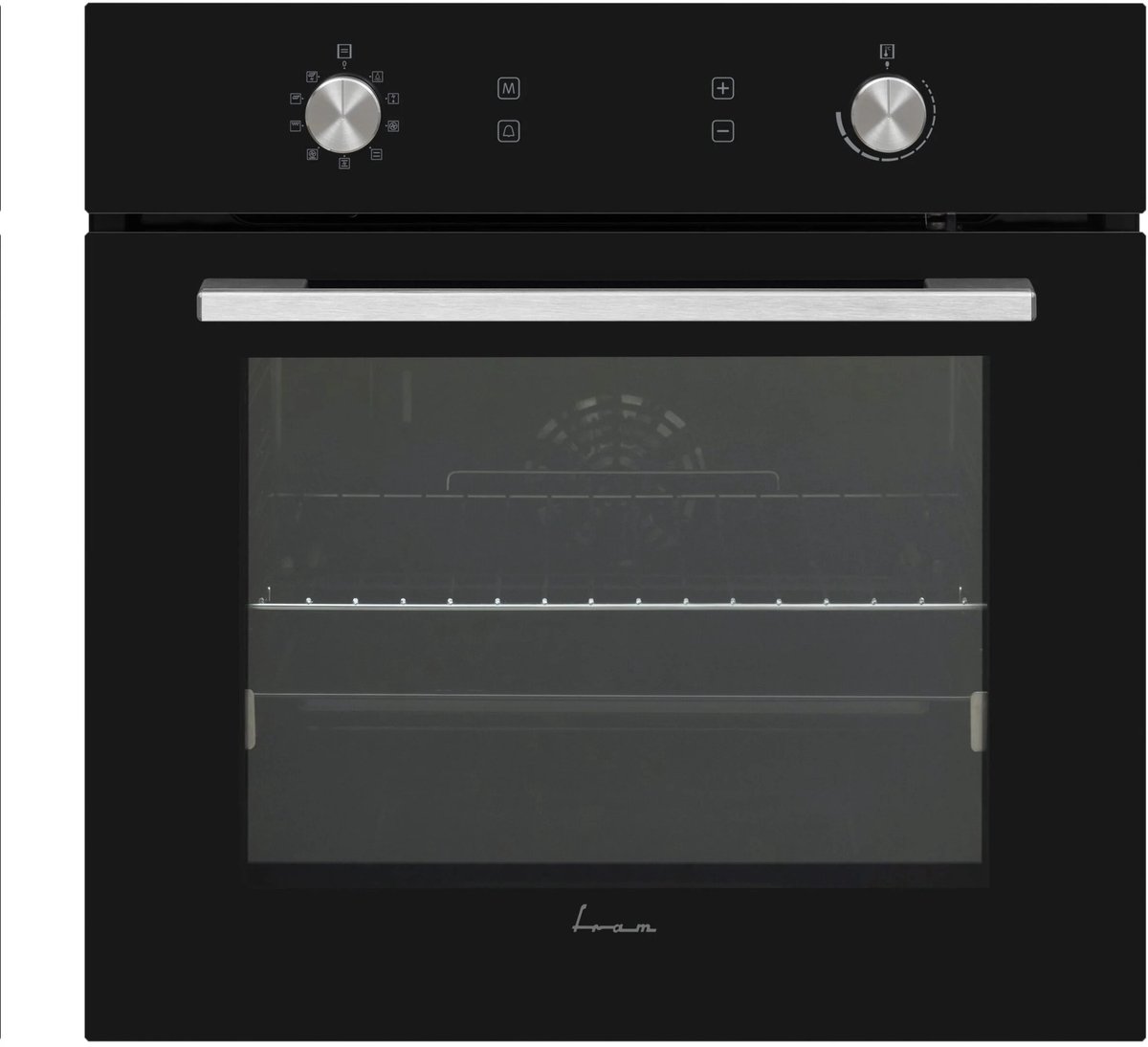 Fram FBO-V6510GCDRC-GBK – Inbouw Oven – 69 L – 10 kookfuncties – Digitale timer – Grillfunctie – Energieklasse A – Touchscreen & knoppen – Zwart glas