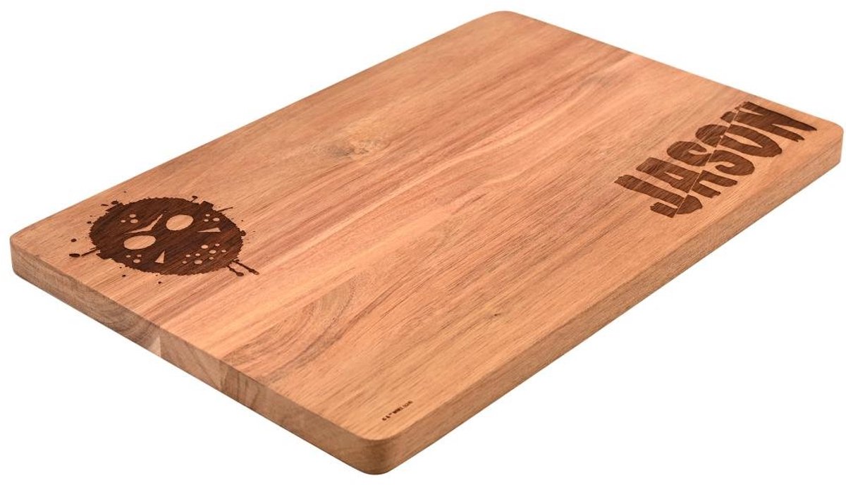 FRIDAY 13th - Jason & Mask - Wood Serving Board - Snijplank